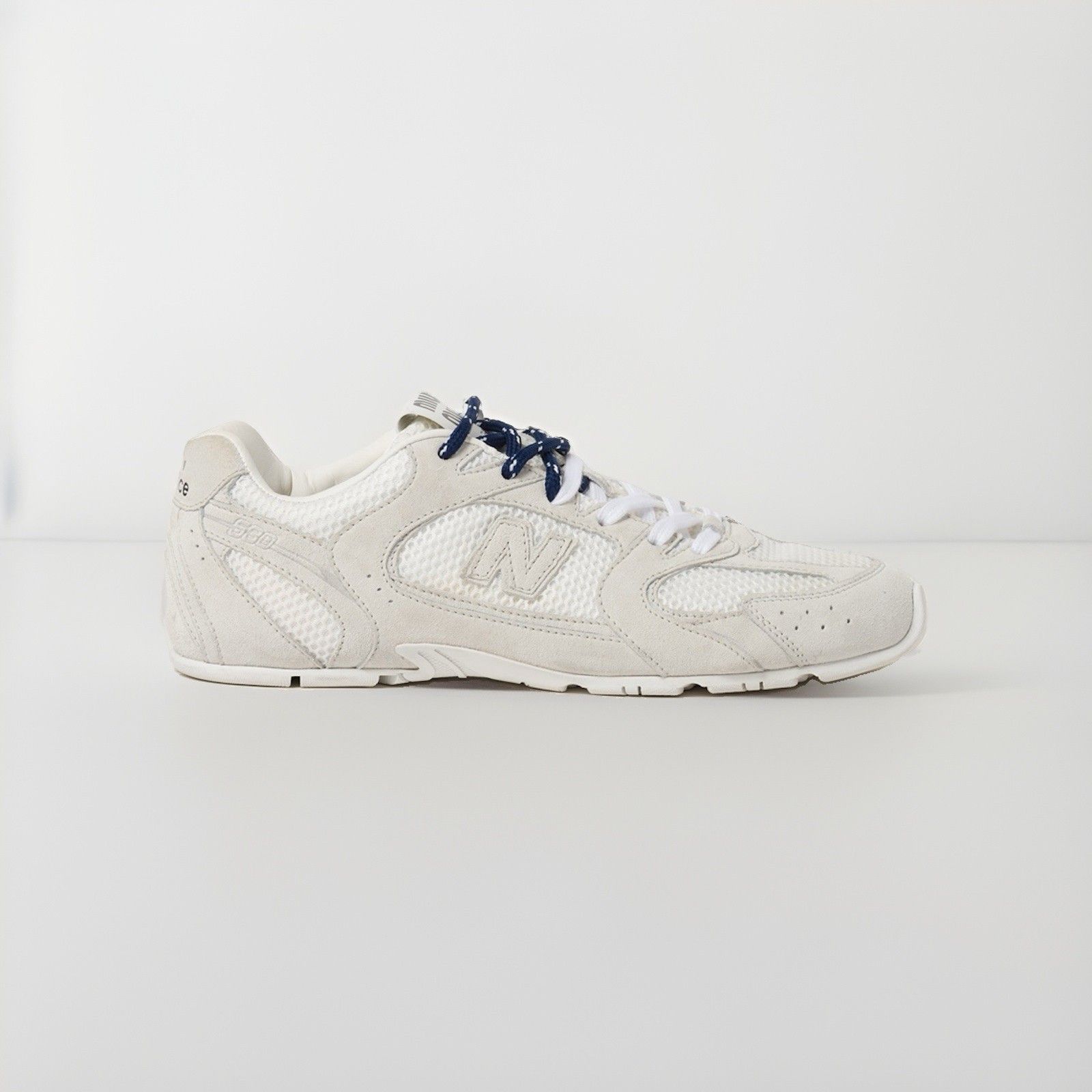 Miu Miu X New Balance 530 Sl White Suede Mesh Sneakers Eu 38 Us 8 New